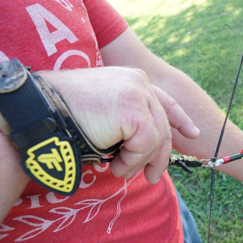 Tru-Fire Edge Buckle Foldback Adjustable Archery Compound Bow Release - Camo Wrist Strap with Foldback Design - Image 5